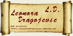 Leonora Dragojević vizit kartica